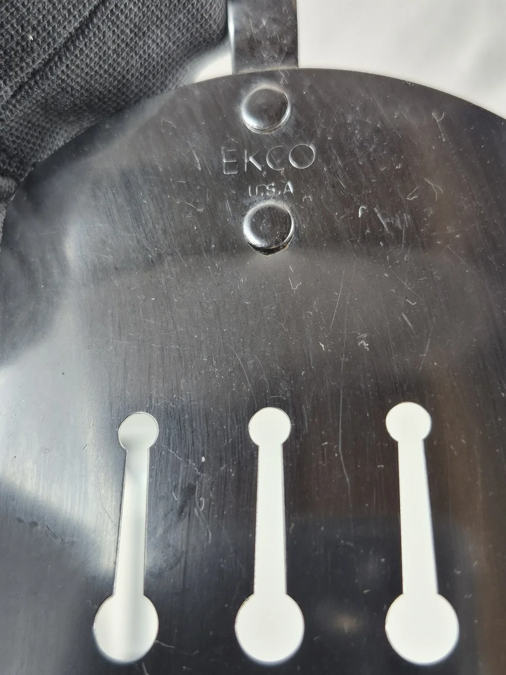 Set of 3 Vintage Ekco stainless steel kitchen utensils